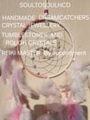 Soultosoulhcd crystals, crystal jewellery, dreamcatchers, therapy crystal bracelets made to order 